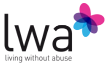 Living Without Abuse Logo 2