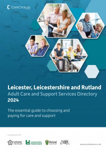 2024 04 25 Leicestershire Adult Care and Support Services Directory 2024 Front Page